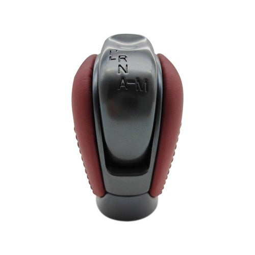 Shifter Shift Lever Knob Red Black Leather for 2008-2016 for Nissan GTR R35