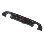 Rear Bumper Diffuser Lip Carbon Style with LED Light for Infiniti Q60 2017-2022