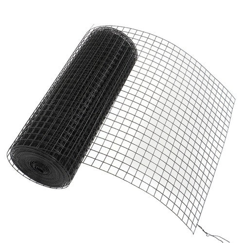 1"x1" 16 Gauge 24"x50' Welded Wire Fence Vinyl Coated Chicken Rabbit Mesh