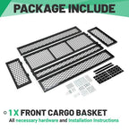 Universal For ATV Front&Rear Drop Cargo Basket Rack Storage Carrier Hauler 2 PCS