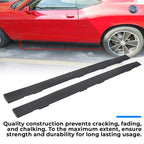 Rocker Panel For Dodge Challenger 08-14 Door Exterior Side Molding Body Trim