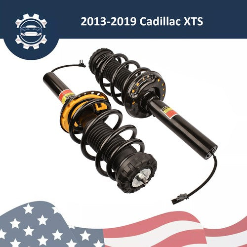 Pair Front Shock Absorber Assys 19300063 for 13-19 Cadillac XTS 3.6L w/ Electric