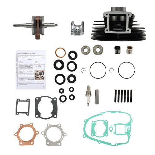 For Yamaha Blaster 200 66mm Piston Cylinder Crank Motor Gasket Seal Kit 88-06