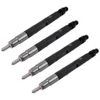 4Pcs Common Rail Diesel Fuel Injectors Black Fits JCB T4 Excavator 444 Engine