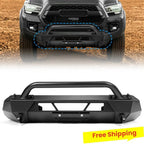 Steel Front Stubby Bumper Guard Bull Bar for Toyota Tacoma 2016-2023