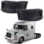 ZZ2V00374 LH+RH Front Bumper End Cap Corner W/Fog Hole for Volvo VNL 04-18