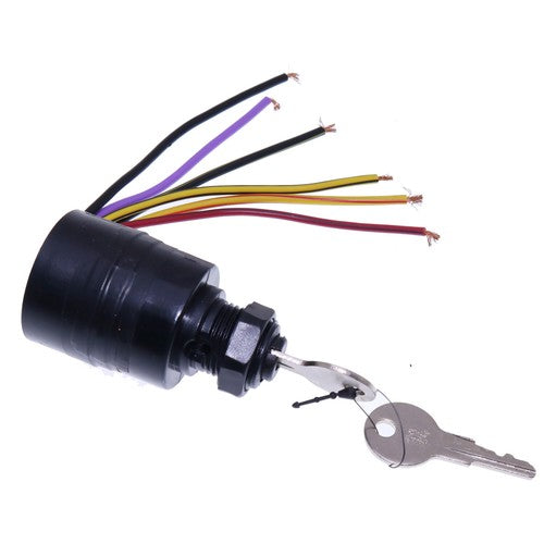 For Mercury Outboard Push-to-Choke Ignition Starter Key Switch 3Pos MP41070-2