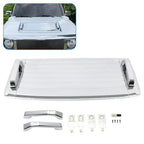 Hood Deck Vent Panel Handle Cover Trim Chrome For 2006 To 2010 Hummer H3