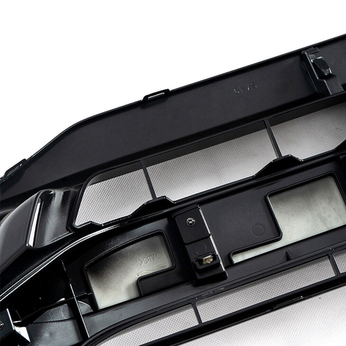 Front Bumper Glossy Black Grille Grill for 2019-21 Honda Civic Sedan Matte Mesh