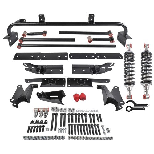 For 1967-69 Chevy Camaro SS Z28 Adjustable Bolt On Rear 4-Link Kit w/ Coilovers