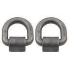 2 Pack 1" Weld On Forged D Ring with Welding Clip 47,000 LBS Fracture Strength