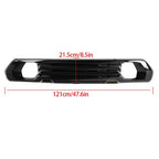Fit ForGMC Sierra 1500 AT4/Denali 2019-2021 Front Bumper Lower Trim Gloss Black