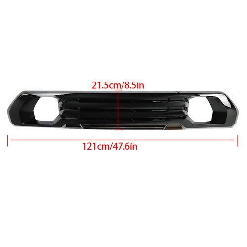 Fit ForGMC Sierra 1500 AT4/Denali 2019-2021 Front Bumper Lower Trim Gloss Black