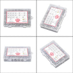425 Pcs 410 Stainless Steel Self-Tapping Screws, #8 #10 Self-Drilling Set