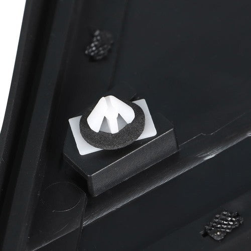 For Grand Caravan 2008-20 Mirror Flag Applique Plastic Right Side Black