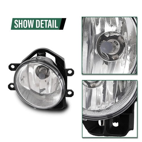 Front Halogen Fog Lights Lamps Pair for 2014-2018 for Toyota 4Runner for RAV4