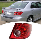 Outer Tail Light Tail Lamp RH Passenger Side 2003-2008 for Toyota Corolla CE LE