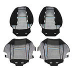 Seat Cover Top Bottom Cloth For Chevy Silverado 1500 2500HD 3500HD 2007-2014