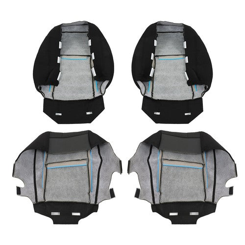 Seat Cover Top Bottom Cloth For Chevy Silverado 1500 2500HD 3500HD 2007-2014