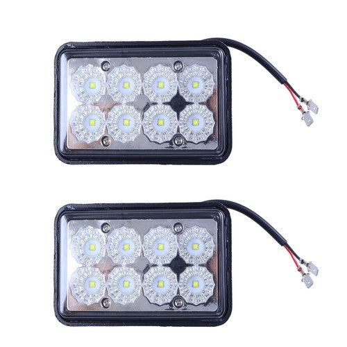 2X LED Light Housing w/ Bulb Fit Bobcat S450 S510 S530 S550 S590 S595 S630 S650
