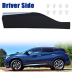 Rear Left Lower Door Molding Trim Black Chrome for 2015-2022 for Nissan Murano