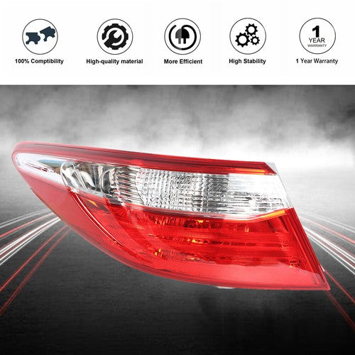 Halogen Outer Tail Light Brake Lamp For Toyota Camry 2015 2016 2017 Driver Side