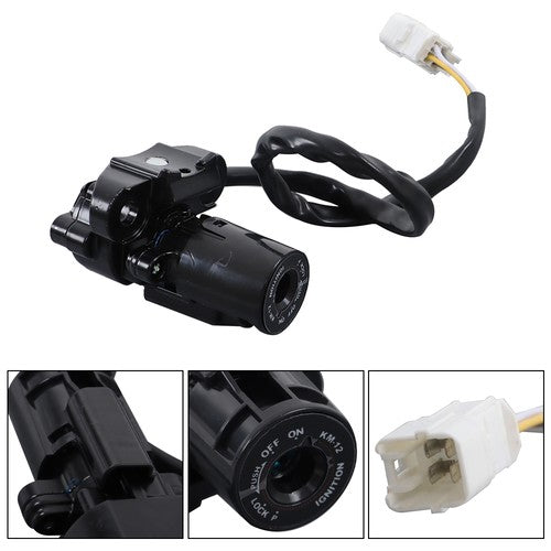 Ignition Switch Fuel Gas Cap Lock Set For Kawasaki Ninja 1000 ZX10R Z1000SX ZX6R
