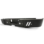 Black Steel Rear Bumper with LED Lights for 2015-2019 GMC Sierra 2500HD 3500HD