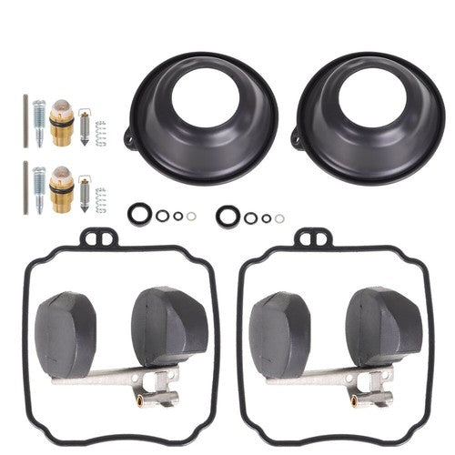 2X Carburetor Repair Kit Rebuild Float Fit For Yamaha XVS650 V-STAR 1998-2015