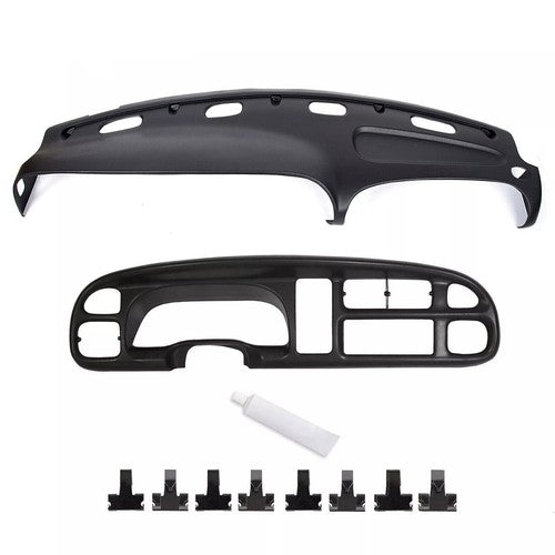 Black Dash Bezel Dashboard Cover for 1998-2001 Ram 1500 1998-2002 Ram 2500 3500