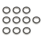 10Pcs 6008-2RS Bearings 40×68×15mm Double Rubber Seals Deep Groove Ball Bearing