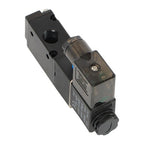 1/4" 3 Way 2 Position Inline Directional Control Electric Solenoid Valve 24V DC
