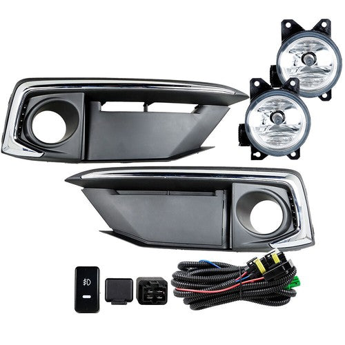 For 2019 2020 Honda Civic Coupe/Sedan Fog Light Assembly w/Halogen Bulbs