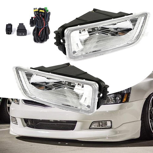 Bumper Fog Lights Lamp w/Wiring for 2003-2007 for Honda Accord 2004-2008 for Acura TL