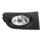 Fits 2001-2003 Honda Civic Sedan Front Mesh Grille & Clear Lens Fog Lights Lamps