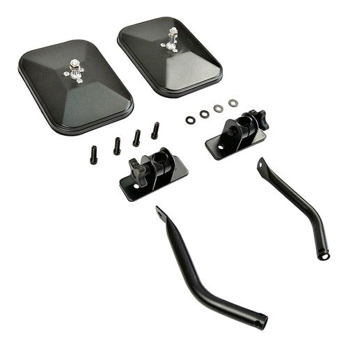 Quick Release Side Hinge View Mirrors for Jeep Wrangler TJ JK 1997-2018