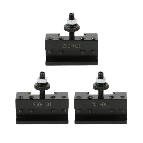 3 PCS OXA #1 Quick Change Turning & Facing Lathe Tool Post Holder 250-001 New