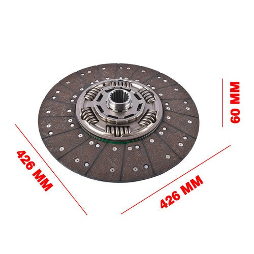 Diesel Engine Clutch Disc for Freightliner DT12 / Cascadia 2008-2022 A0214135000