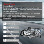 Headlight Assembly Halogen Chrome Clear Driver LH Side For Honda Civic 2016-2020
