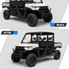 Rock Sliders Nerf Bars Side Steps for Polaris Ranger Crew XP 1000 2019-25 24