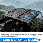 Black UTV Hard Top ABS Roof for Polaris Ranger Crew 800 2010-2014