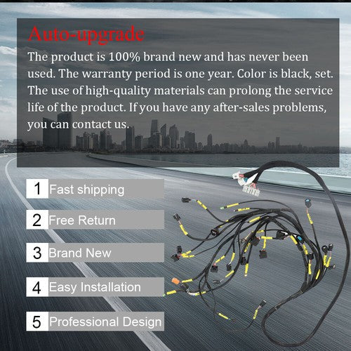 For Honda Acura K-Swap Integra CRX EK EG K20 K24 K-Series Tucked Engine Harness