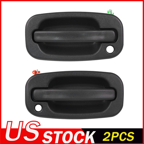 Exterior Door Handles Front Left Right for 1999-2007 for Chevy for GMC Sierra