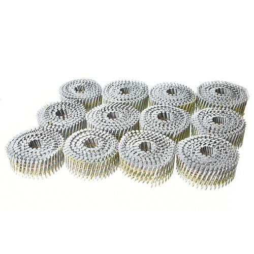 3600Pcs Siding Nails 2”x0.092” 15 Degree Collated Wire Coil Full Round Head New