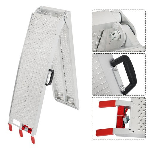Motorcycle Loading Ramp For SUV Trailer Dirt Bike 1PC 7.5FT x 6" 750LBS