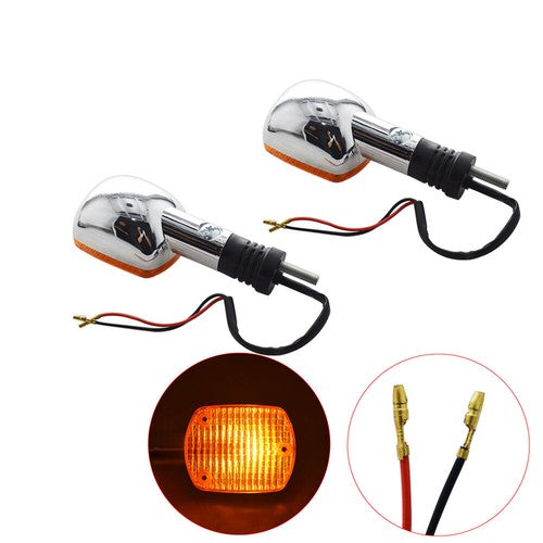 Front Pair turn signal indicators For Honda V45   VF750C VF700C with stem