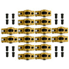 1.7 Ratio 7/16" Stud Gold Roller Rocker Arms Kit For Chevy BBC 396 402 427 454