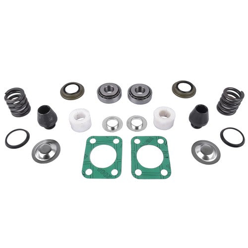 Front Axle King Pin Rebuild Kit For Dodge W250 W300 Bearing Bushing Spring Seal
