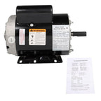3 HP SPL 3450 RPM Electric Motor Compressor Duty 56 Frame 1 Phase 115/230 Volts