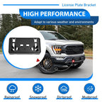 For Ford F 150 2021 2022 2023 Front Bumper License Plate Bracket Frame Holder